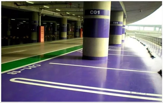 停車場地坪漆施工后出現色差的因素？