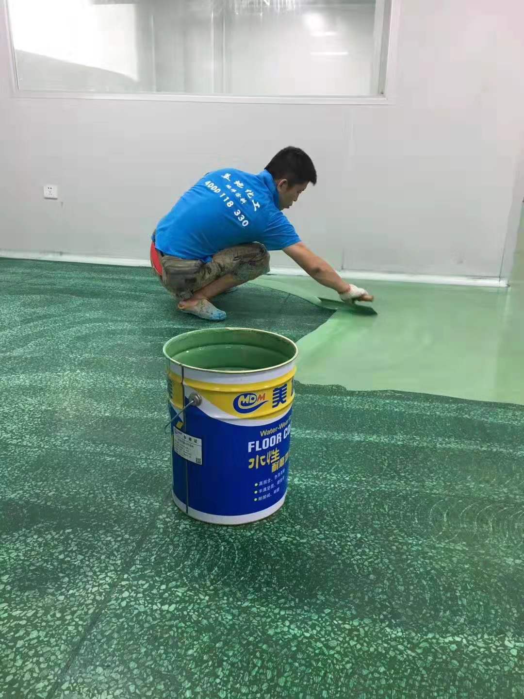 廣東環氧地坪漆可以施工在潮濕地面嗎
